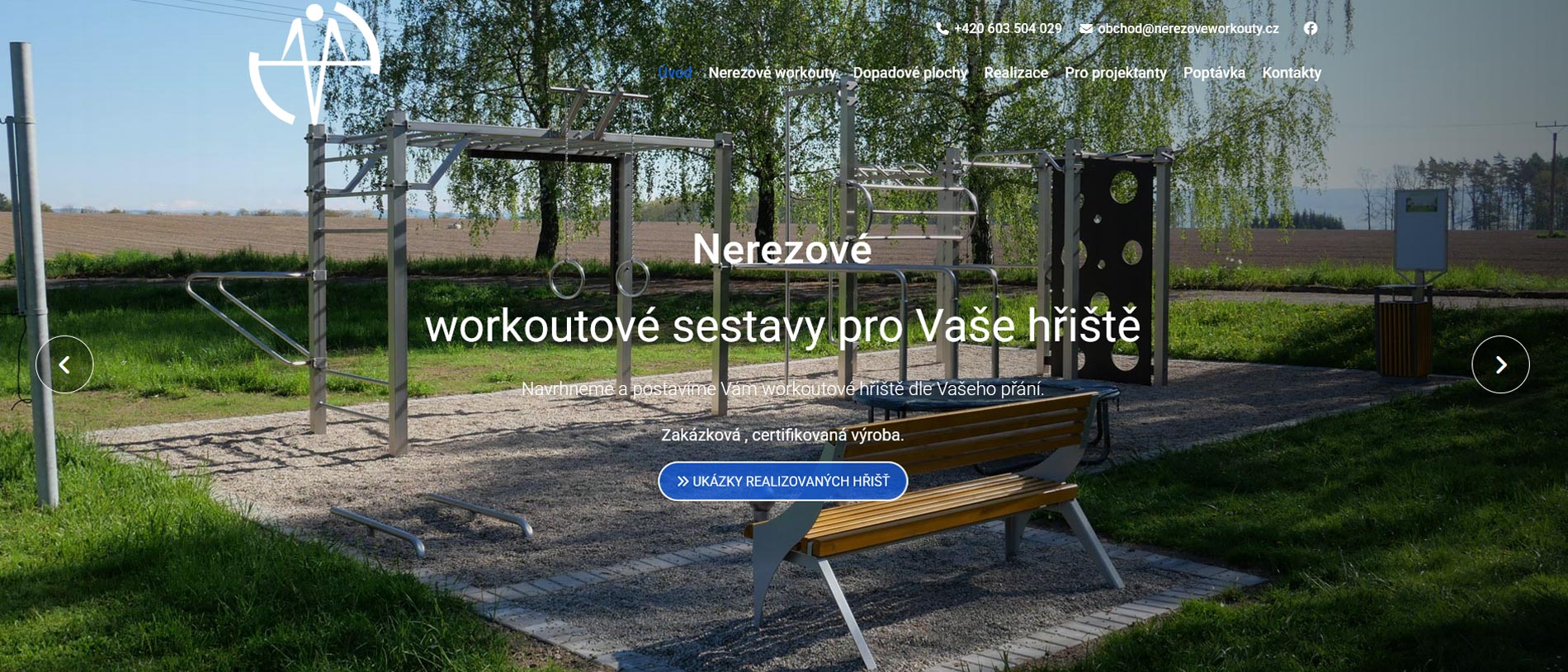 Web postavený na Joomle